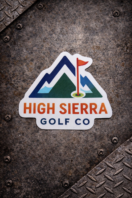 High Sierra Golf Sticker