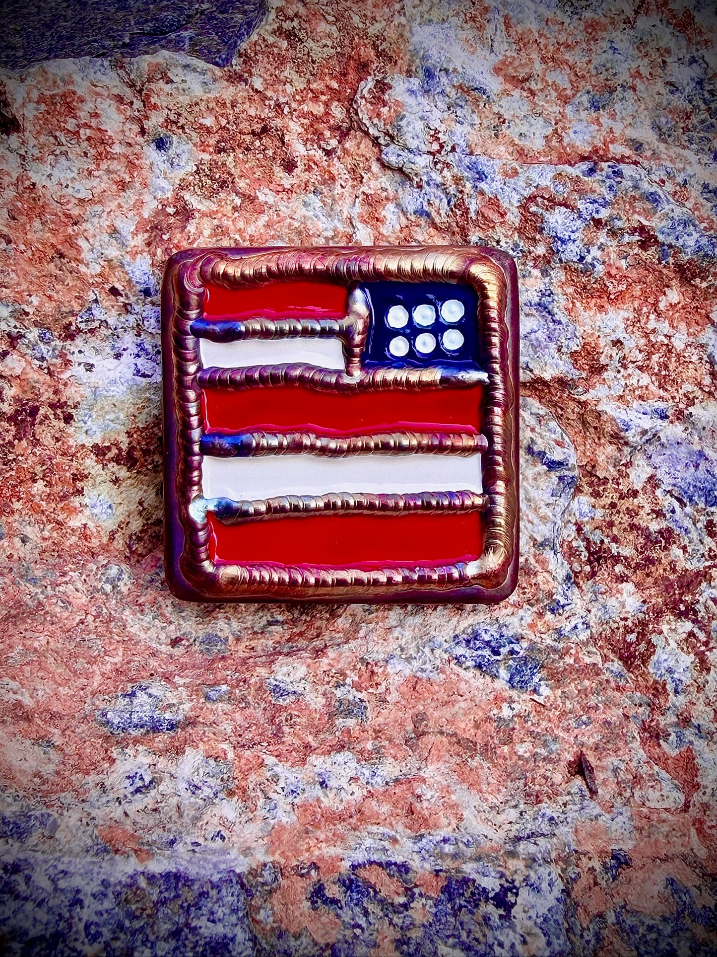 “Assaulting Forward” American Flag Ball Marker
