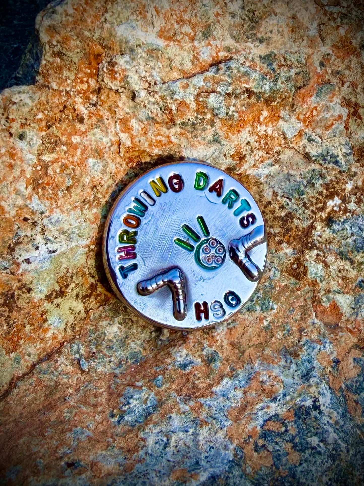 Throwing Darts Ball Marker